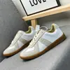 Zapatillas de Entrenamiento Putian Classic Gp Transfronterizas para Exteriores de Gamuza con Suela de Goma Casual Antideslizantes Blancas Estilo Europeo y Americano