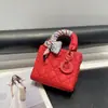 Cuero genuino, acabado mate, bolso de mano estilo Diana para mujer, nueva colección 2026, moderno y versátil, bolso de hombro, bolso cruzado, bolso de cadena, irradia una sensación de alta gama, bolso tote