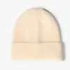 Gorro de Punto Transfronterizo para Mujer en Otoño e Invierno Gorro de Punto de Color Puro con Logo Personalizable Estilo Coreano Gorro Versátil de Lana para Hombre Gorro Cálido de Invierno