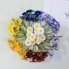 Cadena de Flores de Manzanilla Simuladas Flor Artificial Decoración para Sala de Estar, Restaurante, Bar Accesorios para Fotografía Diseño de Escena Maceta con Flores