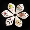 Artesanía de cerámica Ocarina de seis agujeros de cerámica Alto Hongyin Ocarina de 6 agujeros envío de canciones Cordón de PU