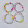 Brinquedos infantis, joias infantis, pulseira de pérolas, uma variedade mista, diâmetro de 6 mm perfurado