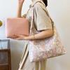 Bolsa Grande Bordada de Grande Capacidade para Mulheres 2026 Nova Moda Bolsa de Ombro Simples Estilo Chinês Color-Blocking Bolsa Tote para o Dia a Dia