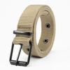 Llegada Nueva 2024 Cinturón de Lona para Hombre Cinturón de Nailon con Hebilla de Pin Pantalones Casuales tipo Cushion Juvenil Combinación Perfecta Estilo Coreano Estudiante