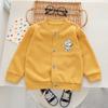 Roupas Infantis 2023 Primavera Novas Roupas Infantis para Meninos e Bebês Cardigan Casaco Superior Moletom Coreano de Manga Longa Casaco Infantil