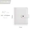 Cuaderno de Hojas Sueltas Transfronterizo Cuaderno de Cuero Suave Pu A6 Set de Cuadernos Creativos Bloc de Notas Pequeño Portátil