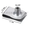 Parafuso de fixação da proteção contra respingos do para-lama GM Chevrolet, porca U 11570498 11516397