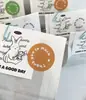 Muito obrigado muito obrigado adesivos de vedação saco de cozimento adesivos decorativos estilo ins adesivos versáteis
