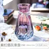 Vaso Vidro Transparente Sala de Estar Arranjo de Flores Escandinavo Hidropônico Bambu Rico Moderno Simples Garrafa de Flor Seca Cultura em Água Rabanete Verde Grande