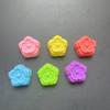 Formas de Silicone Coloridas em Formato Floral para Muffin, Pudim, Bolo de Cristal, Mochi, Bolo da Lua, Geleia, Bolo de Inhame - Estoque Transfronteiriço