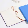 Cuaderno A5 cosido con cinta Amazon Transfronterizo Personalizado PU Oficina Negocios Cuaderno con Banda Elástica y Impresión de Logo
