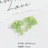 Estilo Coreano Dulce Colorido Encaje Hueco Adorno Lazo Colgante de Perla DIY Pulsera Collar Pendientes Accesorios de Joyería