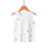Chaleco para Niños Algodón Puro Delgado para Niños Bebés Niños Niñas Verano Tirante Fino Ropa Interior Base Mediano y Grande Chaleco para Niños