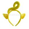 Diadema de Felpa de Colores Teletubbies para Mujer, Linda Diadema Infantil Popular en Internet 2025, Nuevo Tocado, Accesorios para el Cabello de Dibujos Animados