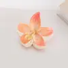Clip de flor de Narciso Nuevo Elegante Transfronterizo Pinza para el pelo de Plumeria de Hada Pinza de Tiburón Pinza para el Cabello de la Parte Posterior de la Cabeza Accesorio para el Cabello