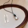 Collar Colgante Estrella Geométrica Estilo Ins Coreano Nuevo para Mujer Ligero Lujo Sentido de Alta Gama Cadena para Clavícula Cadena para Suéter de Viaje para Mujer