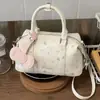 Bolsa de Bowling Portátil Nova Primavera 2026 Transfronteiriça, Bolsa Transversal para Trabalho, Nova Bolsa de Ombro para Deslocamento, Bolsa Feminina Floral