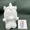 Muñeco de yeso de vinilo a prueba de caídas de celebridad de internet, muñeco de graffiti, blanco grande, para colorear a mano de niños, puesto de pintura, venta al por mayor