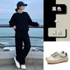 Zapatillas blancas de piel auténtica con patrón de espiga para mujer, nuevo modelo otoño 2026, zapatos versátiles para mujer, zapatillas planas, zapatillas deportivas de moda para mujer