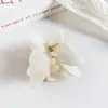 Presilha de Flor Gradiente de Mármore Transfronteiriça Personalidade da Moda Nova Presilha de Tubarão Presilha para Cabelo na Nuca Atacado para Mulheres