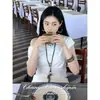 Nuevo Collar de Pluma Larga Zen Antiguo de Estilo Chino para Mujer, Estilo Étnico Retro, Cadena para Suéter Versátil, Tendencia de Cadena para Clavícula