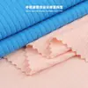 Novo Tecido Canelado Estilo Francês 250g Malha Canelada Elástica Tecido para Camisa Base Vestido Outono Inverno