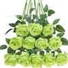 Flor Artificial Rosa Flor Artificial Flor Artificial Única 51cm Arranjo de Flores Rosa para Sala de Estar Decoração de Casamento