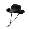 Sombrero de Mezclilla Estilo Occidental para Protección Solar para Mujer, Sombrero de Pescador con Visera para Senderismo al Aire Libre en Primavera y Verano, Sombrero de Mezclilla Lavable para Senderismo y Montañismo