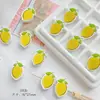 Verano refrescante color divertido jugo de fruta limón madera cuentas diy cadena para teléfono móvil material accesorios