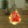Decoração de Bola de Coração de Natal Transfronteiriça Suprimentos Ornamentos Luminosos de Pet Bolas de Natal Pingentes para Árvore de Natal