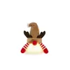 Muñeco de Jengibre Navideño sin Rostro Iluminado con Lentejuelas, Figura Linda de Rudolph, Adorno Decorativo Transfronterizo