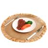Individual Tejido Transfronterizo Estilo Ins Nórdico Algodón y Lino Aislamiento para Mesa de Comedor Accesorios para Sesión de Fotos Hogar Yute Decorativo Posavasos