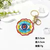 Joyería Artesanal de Cuentas de Colores de Arroz Europea y Americana Transfronteriza Joyería Artesanal de Nicho Llavero Bohemio Personalizado Colgante Pequeño