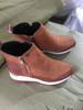Botas de Mujer Talla Grande Comercio Exterior 2020 Otoño Nuevo Amazon Excelente Cremallera Suela Gruesa Retro Botines Zapatos de Mujer Shose