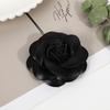 Camelia de cuero estilo coreano para decoración de jardín de infantes, material de bricolaje, accesorios para el cabello, decoración de coche, flor de rosa, accesorios de joyería