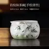 Tigela de matcha com padrão de bambu e pedra pintada à mão, suporte para batedor de matcha, batedor de matcha estilo Song (imitação), acessórios para conjunto de chá