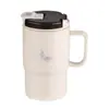 Acero Inoxidable 304 Simple Taza de Coche Gran Capacidad Taza de Café Portátil Taza con Separador de Té Taza de Oficina