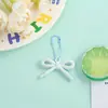 Novo Pingente de Laço Floral Colorido Estilo Fresco Acessório de Chaveiro DIY Feito à Mão para Bolsas e Correntes de Celular