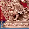 Cobre Púrpura Zangcun "Guru Furioso Rinpoche" Uso en Interiores para el Hogar "Guru Furioso Rinpoche" Estatua de Buda de Bronce Adorno de Escritorio