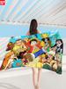 Toalla de Playa de Microfibra Fina One Piece Toalla de Baño Absorbente Estampada