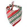 Lenço de Saliva de Algodão Triângulo para Pets no Natal da Amazon Scarf para Cachorro Gato Acessórios Podem Ser Personalizados