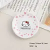 Accesorios de Resina para Manualidades de Dibujos Animados Joyería Plato de Gato Pegamento de Crema Pasador Funda para Teléfono Móvil Hebilla de Zapato Llavero Colgante con