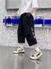 Calças Capris Finas de Verão para Meninos Calças para Crianças Grandes Shorts de Seda Gelada de Secagem Rápida Calças Esportivas Infantis Moda de Verão para Meninos