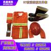02 ropa protectora contra incendios 97 ropa de bombero de cinco piezas casco guantes estación de bomberos en miniatura ropa de rescate de emergencia