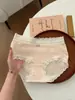 10A Antibacteriano Classe a Fio Colorido Sem Corante Roupa Íntima 100% Algodão Feminina Jacquard Respirável Antibacteriano Entrepernas Estendido Sem Costura Cueca 100% Algodão