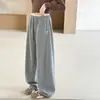 Pantalones para Niñas Primavera y Otoño 2025 Nuevos Deportivos Infantiles de Otoño Pantalones de Pierna Ancha Scimitar Pantalones Casuales de Chándal para Estudiantes de Primaria