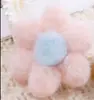 Accesorios para el Cabello de Felpa Color Macarrón con Forma de Girasol de Seis Pétalos, Guantes para Niños, Medias, Bolsos, Al por Mayor en Stock