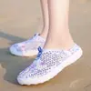 Chinelos Croc Femininos Verão Novo Outdoor Litoral Chinelos Leves Antiderrapantes Respiráveis Casuais Sapatos de Jardim Calçados Femininos Transfronteiriços
