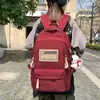 Mochila de Nuevo Estilo 2024 para Estudiantes Universitarias, Mochila Sencilla de Viaje para Computadora, Estudiantes de Secundaria y Preparatoria, Gran Capacidad