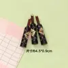 Simulación botella de vino mini tridimensional botella de vino diy señal de estacionamiento luz nocturna pegatina para refrigerador casa de muñecas adornos de juguete